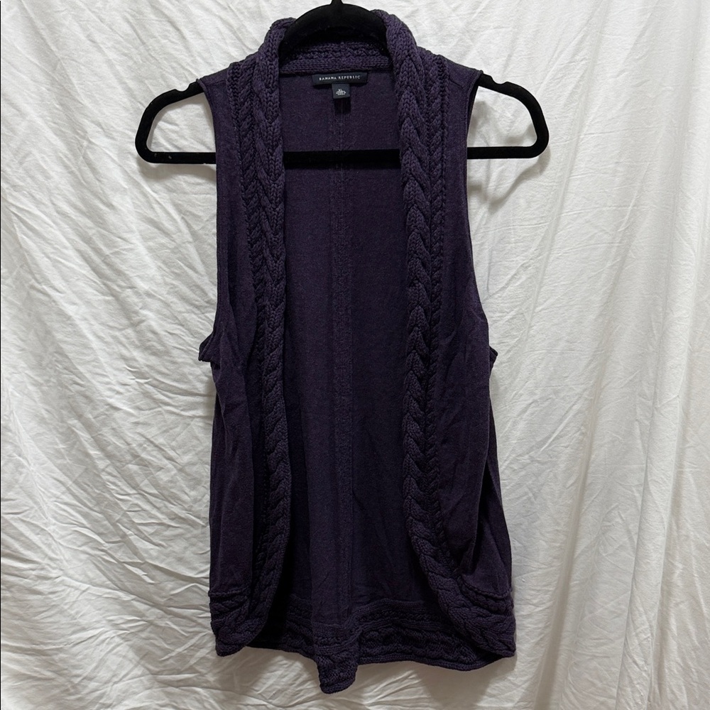 Banana Republic Purple Sleeveless Top